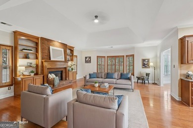 Designed for comfort, privacy, and flexibility, this rare ranch on Brookstone Golf and Country Club in Georgia - for sale on GolfHomes.com, golf home, golf lot