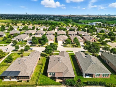 Stunning Surrey Crest Model located in the 55+ community of on Frisco Lakes Golf Course in Texas - for sale on GolfHomes.com, golf home, golf lot