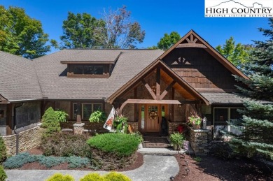 This stunning 5 bedroom, 4 bath home offers both space and style on Beech Mountain Club in North Carolina - for sale on GolfHomes.com, golf home, golf lot