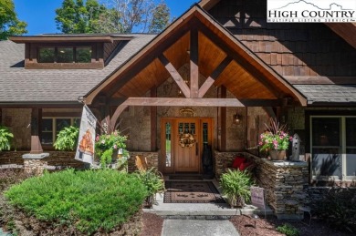 This stunning 5 bedroom, 4 bath home offers both space and style on Beech Mountain Club in North Carolina - for sale on GolfHomes.com, golf home, golf lot