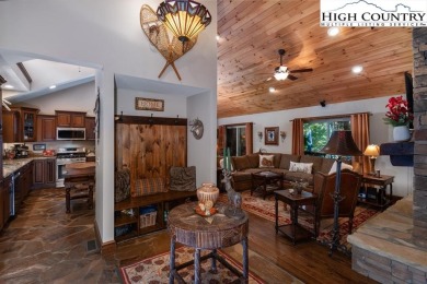 This stunning 5 bedroom, 4 bath home offers both space and style on Beech Mountain Club in North Carolina - for sale on GolfHomes.com, golf home, golf lot