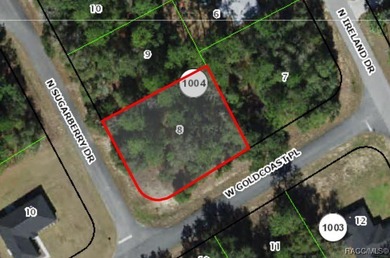 Buildable Corner Lot in Citrus Springs presenting an excellent on Citrus Springs Country Club in Florida - for sale on GolfHomes.com, golf home, golf lot