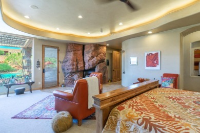 Experience luxury living in this beautiful single-level custom on  in Utah - for sale on GolfHomes.com, golf home, golf lot