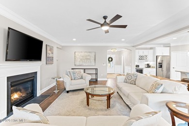 Experience the perfect blend of luxury, privacy, and coastal on Crow Creek Golf Club in North Carolina - for sale on GolfHomes.com, golf home, golf lot