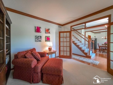 Welcome to this beautiful 4 bedroom, 4 bathroom gem nestled in on Carrington Golf Club in Michigan - for sale on GolfHomes.com, golf home, golf lot