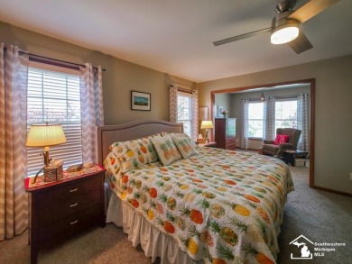 Welcome to this beautiful 4 bedroom, 4 bathroom gem nestled in on Carrington Golf Club in Michigan - for sale on GolfHomes.com, golf home, golf lot