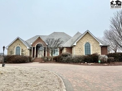 This exquisite custom-built estate sits on 9 acres and also has on The Links at Pretty Prairie in Kansas - for sale on GolfHomes.com, golf home, golf lot