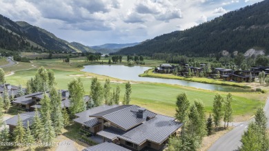 Experience mountain modern luxury in this stunning one-level, 4 on Snake River Sporting Club in Wyoming - for sale on GolfHomes.com, golf home, golf lot