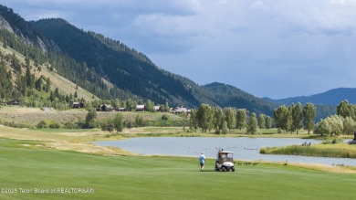 Experience mountain modern luxury in this stunning one-level, 4 on Snake River Sporting Club in Wyoming - for sale on GolfHomes.com, golf home, golf lot