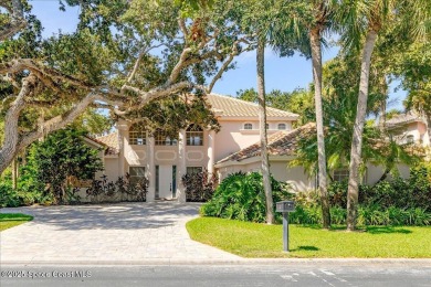 NEW PRICE! Stunning riverfront estate-style pool home in the on Aquarina Beach and Country Club in Florida - for sale on GolfHomes.com, golf home, golf lot