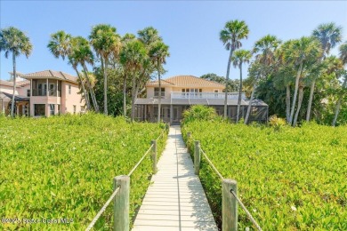 NEW PRICE! Stunning riverfront estate-style pool home in the on Aquarina Beach and Country Club in Florida - for sale on GolfHomes.com, golf home, golf lot