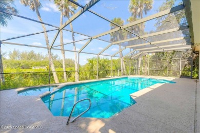 NEW PRICE! Stunning riverfront estate-style pool home in the on Aquarina Beach and Country Club in Florida - for sale on GolfHomes.com, golf home, golf lot