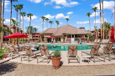 Resort-style living in this delightful 1 bedroom + den, 1 on Sun City Grand Golf Couse and Club in Arizona - for sale on GolfHomes.com, golf home, golf lot