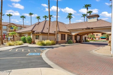 Resort-style living in this delightful 1 bedroom + den, 1 on Sun City Grand Golf Couse and Club in Arizona - for sale on GolfHomes.com, golf home, golf lot