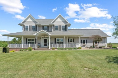 Step into timeless elegance with this stunning two-story on Dyersville Golf and Country Club in Iowa - for sale on GolfHomes.com, golf home, golf lot
