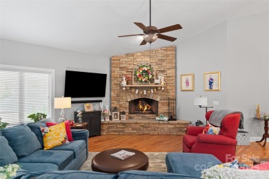 Absolutely stunning one-level home in the sought-after Sanctuary on Waynesville Country Club Inn in North Carolina - for sale on GolfHomes.com, golf home, golf lot