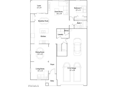 Highly Sought-After Coconut Model in Trails Edge - The Only One on Babcock National Golf Course in Florida - for sale on GolfHomes.com, golf home, golf lot