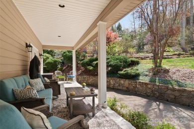 Absolutely stunning one-level home in the sought-after Sanctuary on Waynesville Country Club Inn in North Carolina - for sale on GolfHomes.com, golf home, golf lot
