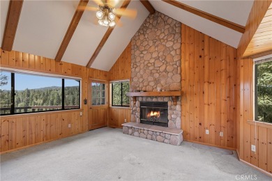 Level entry to a two-car garage mountain home with 3 bedrooms on Lake Arrowhead Country Club in California - for sale on GolfHomes.com, golf home, golf lot