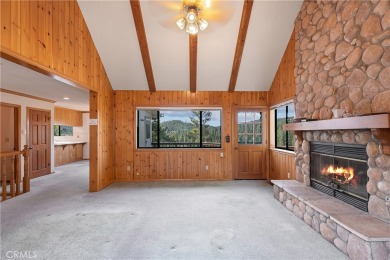 Level entry to a two-car garage mountain home with 3 bedrooms on Lake Arrowhead Country Club in California - for sale on GolfHomes.com, golf home, golf lot