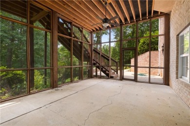 Stunning 3-story custom brick home in Auburn's sought-after on Moores Mill Golf Club in Alabama - for sale on GolfHomes.com, golf home, golf lot