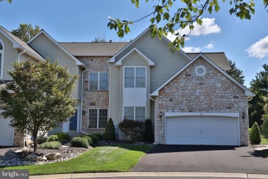 This stunning end unit carriage home, in the sought-after on Blue Bell Country Club in Pennsylvania - for sale on GolfHomes.com, golf home, golf lot