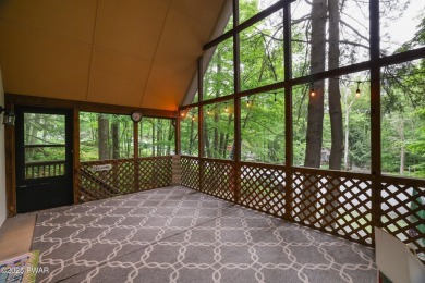 Charming Chalet with OVERSIZED SCREENED-IN PORCH in Amenity-Rich on The Hideout Golf in Pennsylvania - for sale on GolfHomes.com, golf home, golf lot