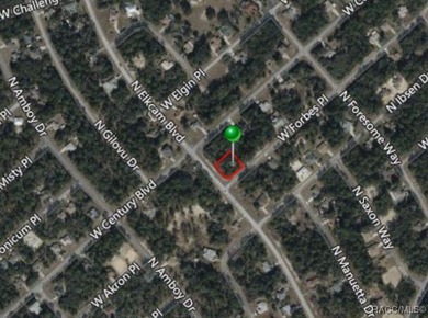 Buildable Lot in Citrus Springs presenting an excellent on Citrus Springs Country Club in Florida - for sale on GolfHomes.com, golf home, golf lot