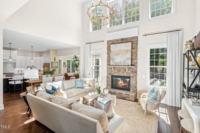 Welcome to this impeccably designed home in the sought-after on Hasentree Club in North Carolina - for sale on GolfHomes.com, golf home, golf lot