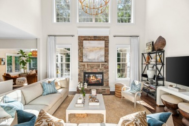 Welcome to this impeccably designed home in the sought-after on Hasentree Club in North Carolina - for sale on GolfHomes.com, golf home, golf lot