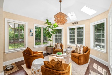 Welcome to this impeccably designed home in the sought-after on Hasentree Club in North Carolina - for sale on GolfHomes.com, golf home, golf lot