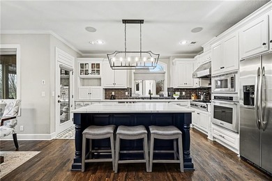 Welcome home to this stunning, highly sought-after Staley Farms on Staley Farms Golf Club in Missouri - for sale on GolfHomes.com, golf home, golf lot