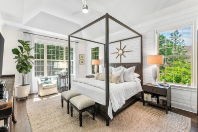 Welcome to this impeccably designed home in the sought-after on Hasentree Club in North Carolina - for sale on GolfHomes.com, golf home, golf lot