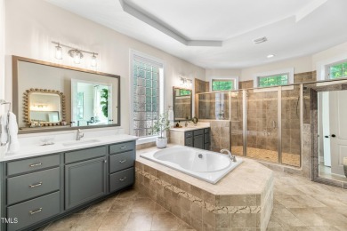 Welcome to this impeccably designed home in the sought-after on Hasentree Club in North Carolina - for sale on GolfHomes.com, golf home, golf lot