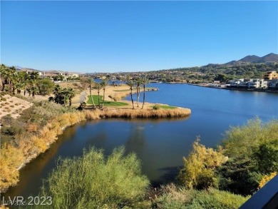 RESORT LIVING STYLE. Gorgeous lake, mountains, and golf course on Reflection Bay Golf Club in Nevada - for sale on GolfHomes.com, golf home, golf lot