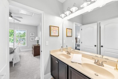 Welcome to this impeccably designed home in the sought-after on Hasentree Club in North Carolina - for sale on GolfHomes.com, golf home, golf lot