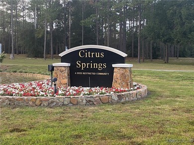 Rare oversized 0.23-acre homesite with water access in the heart on Citrus Springs Country Club in Florida - for sale on GolfHomes.com, golf home, golf lot