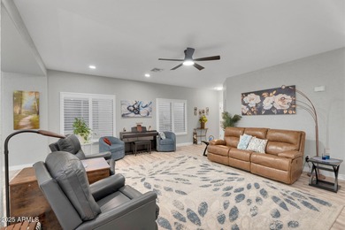 Welcome home to this beautifully upgraded residence located in on The Golf Club At Johnson Ranch in Arizona - for sale on GolfHomes.com, golf home, golf lot