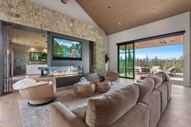 Estate 114 is a stunning 7,235-square-foot contemporary retreat on Gozzer Ranch Golf and Lake Club in Idaho - for sale on GolfHomes.com, golf home, golf lot