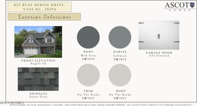 The Argyle Plan presented by The Ascot Corporation offers custom on Woodlake Country Club in North Carolina - for sale on GolfHomes.com, golf home, golf lot