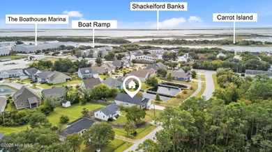 Don't miss this beautiful coastal home in the heart of Beaufort! on North River Club in North Carolina - for sale on GolfHomes.com, golf home, golf lot