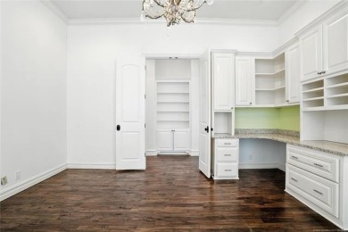 Stunning home in the luxury gated community of The Bluffs at on The Patriot in Oklahoma - for sale on GolfHomes.com, golf home, golf lot