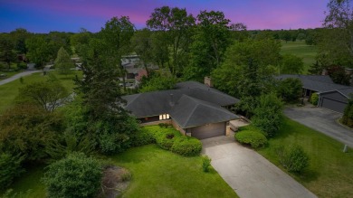 Mid Century sprawling home offers so many spaces to entertain on Urbana Golf and Country Club in Illinois - for sale on GolfHomes.com, golf home, golf lot