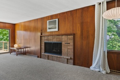 Mid Century sprawling home offers so many spaces to entertain on Urbana Golf and Country Club in Illinois - for sale on GolfHomes.com, golf home, golf lot