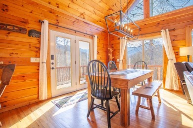 Charming Log Cabin Retreat in Bryson City -Nestled in the heart on Smoky Mountain Country Club in North Carolina - for sale on GolfHomes.com, golf home, golf lot