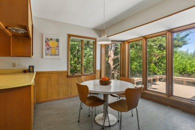 Mid Century sprawling home offers so many spaces to entertain on Urbana Golf and Country Club in Illinois - for sale on GolfHomes.com, golf home, golf lot