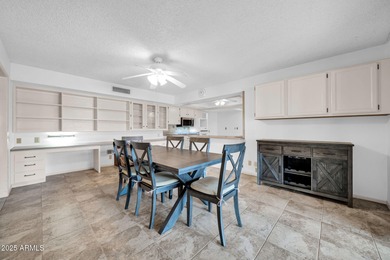 This unique 3 bedroom, 3 bath North/South facing home in Sun on Union Hills Country Club in Arizona - for sale on GolfHomes.com, golf home, golf lot