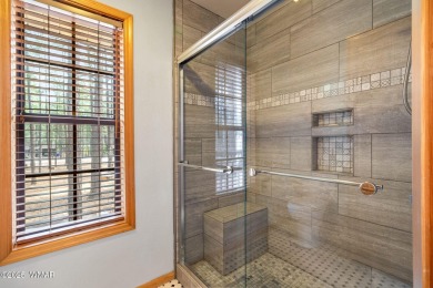 Stunning Custom Cabin on Rare Double Lot in Pinetop Country on Pinetop Lakes Country Club in Arizona - for sale on GolfHomes.com, golf home, golf lot