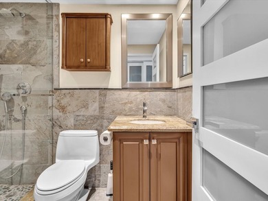 Super stylish kitchen with new quartz countertops, designer on Coral Ridge Country Club in Florida - for sale on GolfHomes.com, golf home, golf lot