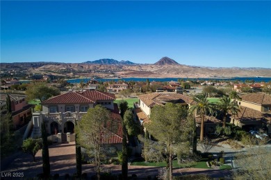 Prime elevated .43 acre lot with lake and mountain views from on South Shore At Lake Las Vegas in Nevada - for sale on GolfHomes.com, golf home, golf lot